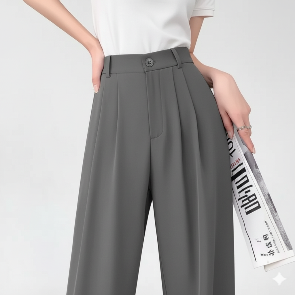 Nuvé Grey Luxe Half-Zip Sweater