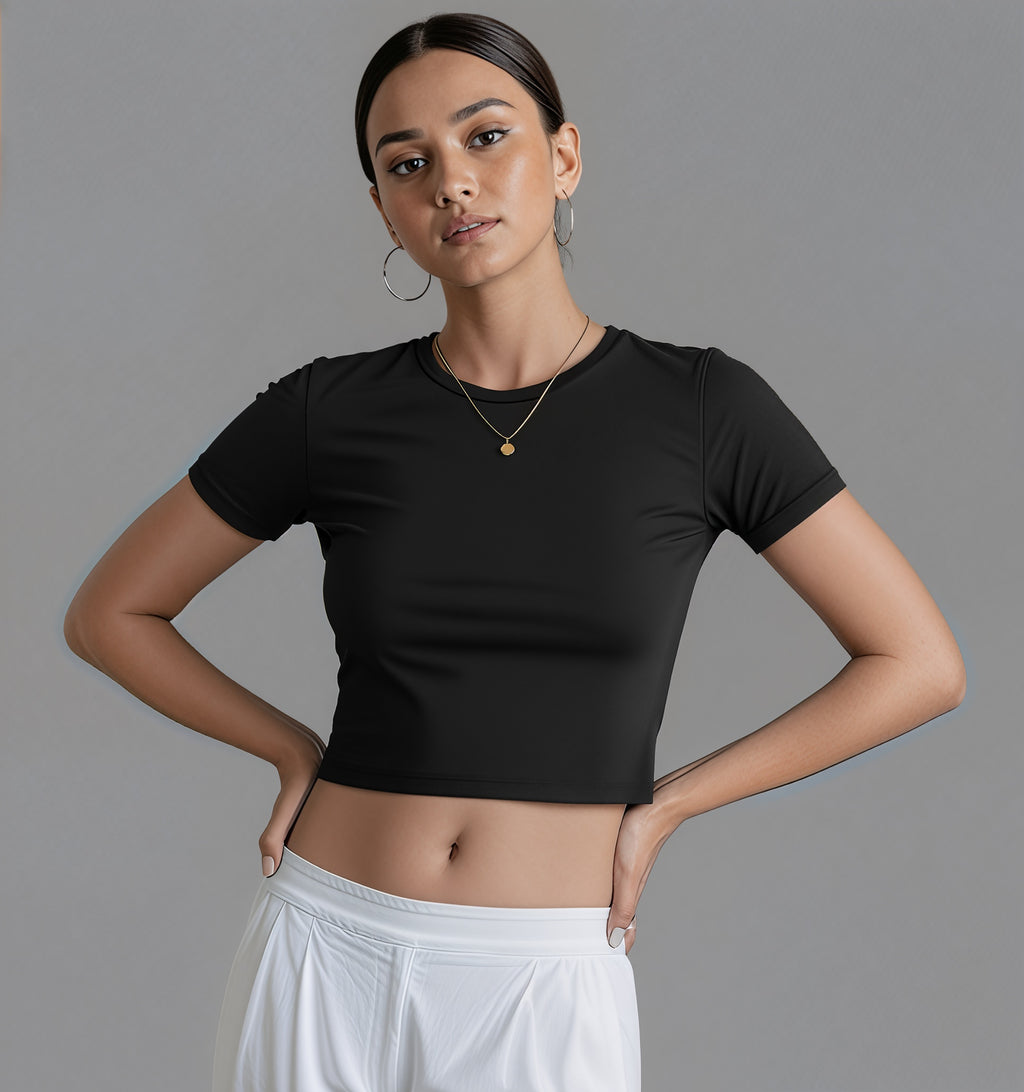 Nuvé Y2K Icon Crop Tee