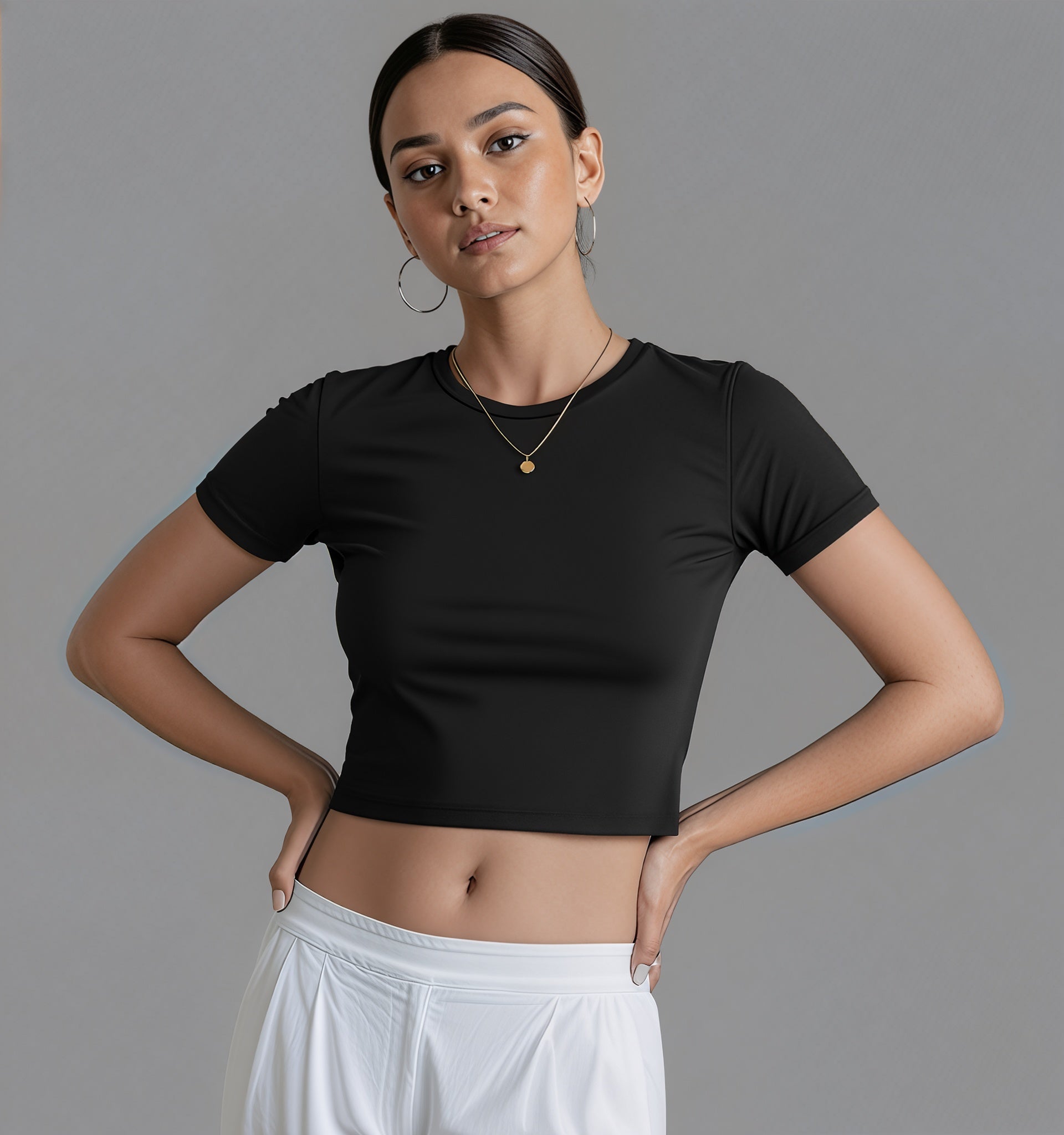 Nuvé Y2K Icon Crop Tee