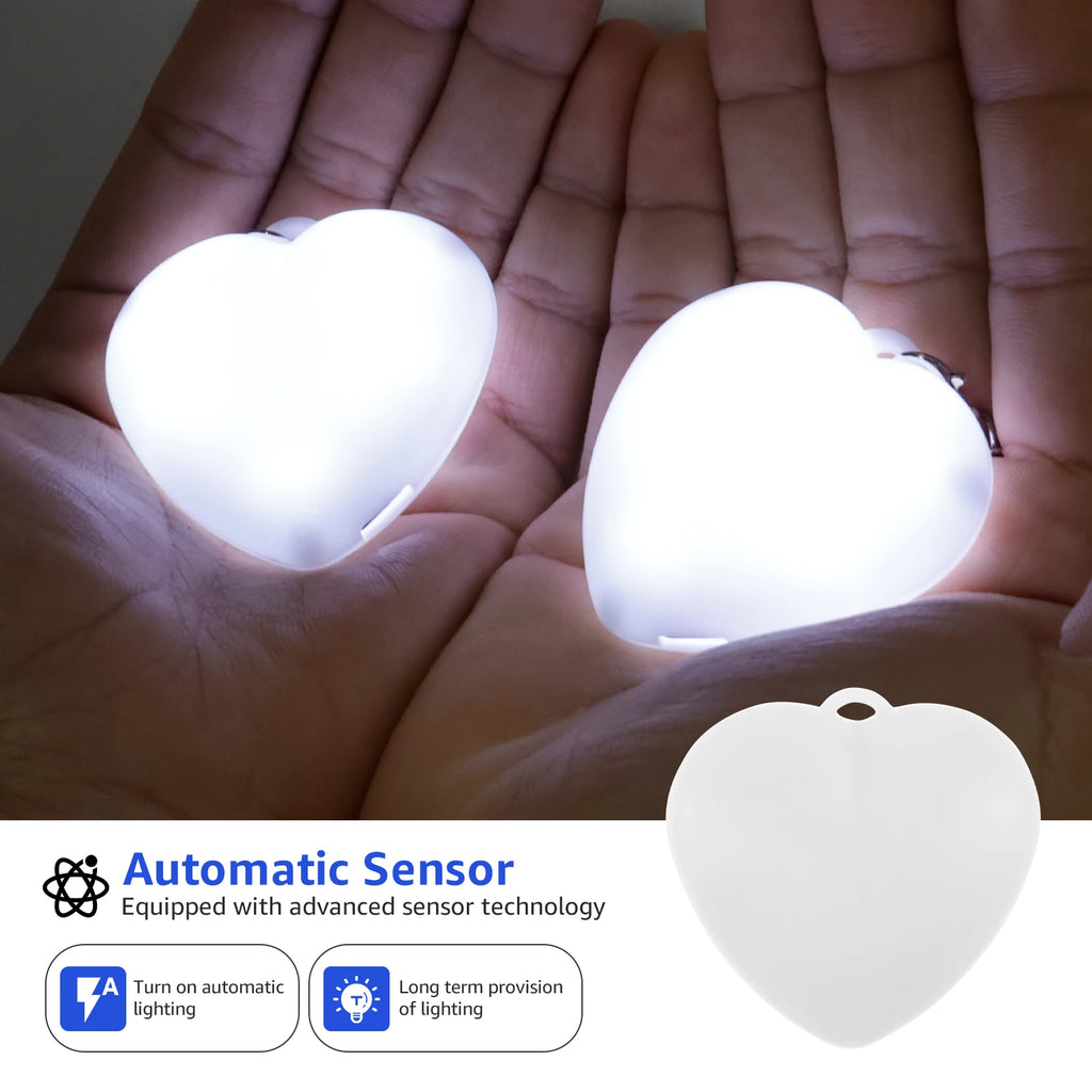 GlowHeart™ LED Purse Light – Touch & Auto Sensor Mini Lamp